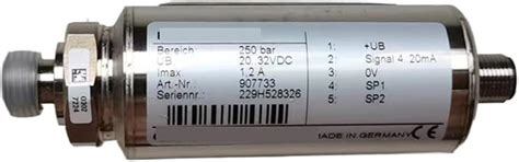 Pressure Sensors Pressure Sensor Hydac Electronic Pressure Switch Eds ...