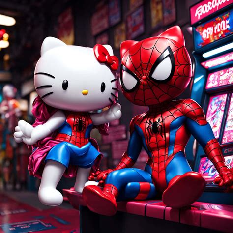[100+] Hello Kitty And Spiderman Wallpapers | Wallpapers.com