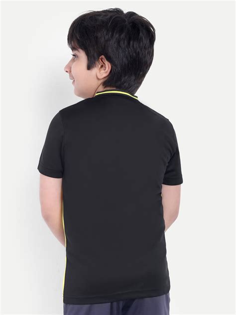 BLACK CAMOUFLAGE CREW NECK TSHIRT - KIDS – maxxspeed