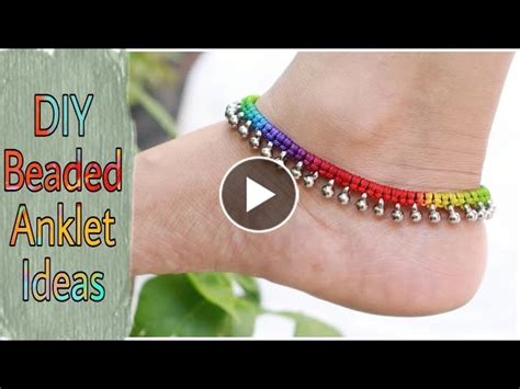 Glass Bead Anklet Tutorial 的图像结果