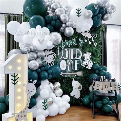 Buy Dark Teal Balloon Garland Kit Double Stuffed Turquoise Blue Emerald ...