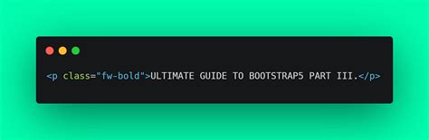 Learning Bootstrap 5 的图像结果