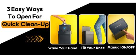 InstaCuppa Automatic Touchless Motion Sensor Dustbin – Quick Open, Soft ...