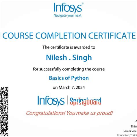 Image result for Python GUI Application Development Projects Infosys Springboard Certifiacate