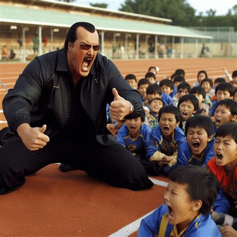 Steven Seagal's Summer Camp for Kids : r/midjourney