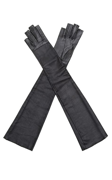 Fingerless Leather Gloves