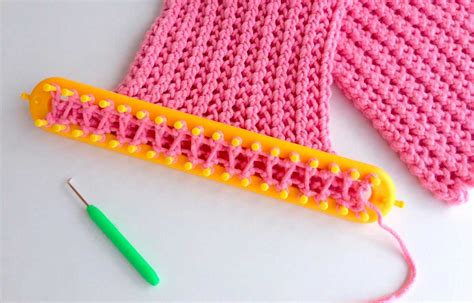 Image result for Long Loom Scarf Pattern