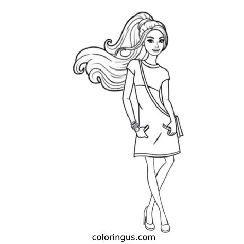 Barbie Coloring Pages (Free Printable PDF)