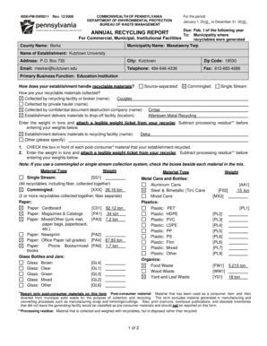 Fillable Online kutztown 2010 Reporting Reporting Form - kutztown Fax ...