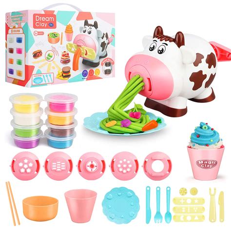 Buy Playdough Sets Play Dough Tools, 28Pcs Kitchen Creations Noodle ...