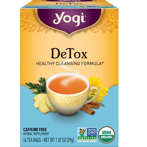 Amazon.com : Yogi Tea DeTox Tea - 16 Tea Bags per Pack (6 Packs ...