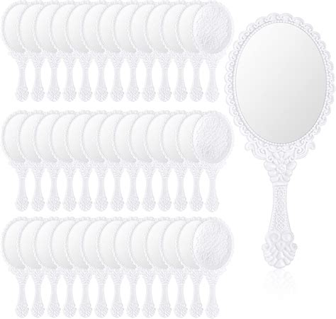 Amazon.com: 40 Pcs Vintage Handheld Mirror Retro Hand Held Mirror ...
