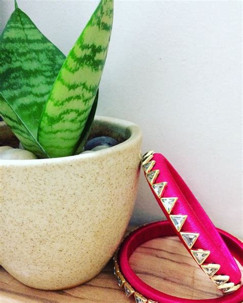 Pink Silk Thread Bangles at ₹ 400/pair in Bengaluru | ID: 19501241248