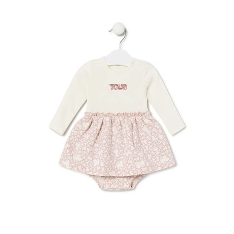 Body con falda de bebé niña Kaos rosa | TOUS