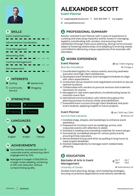 10+ Event Planner Resume Samples & Templates for 2025