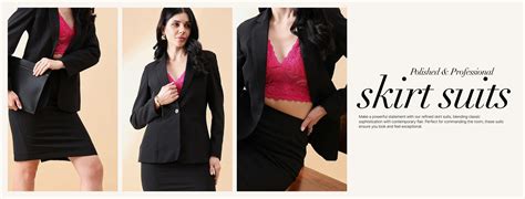 Shop Trendy Women's Skirt Suits Online | PowerSutra