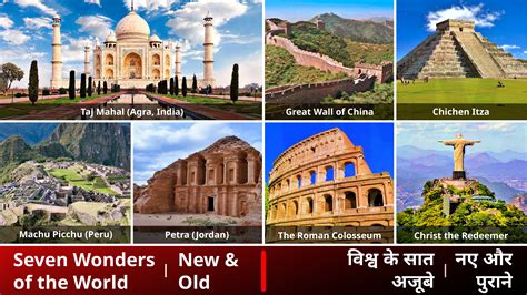 7 Wonders of the World in Hindi: जानिए दुनिया के नए-पुराने सात अजूबे