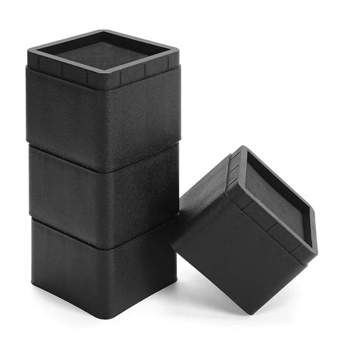 MEETWARM 3 Inch Bed Risers Heavy Duty Furniture Risers Stackable ...
