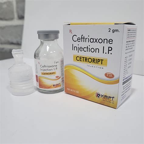 Cetroript - Ceftriaxone Injection I.P - Kript Pharmaceuticals