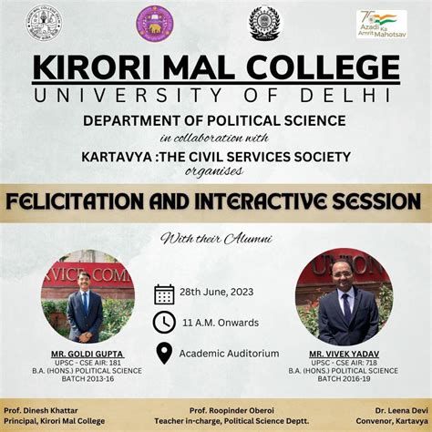 Welcome | Kirori Mal College (University of Delhi)