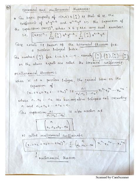 Image result for Multinomial Theorem Example