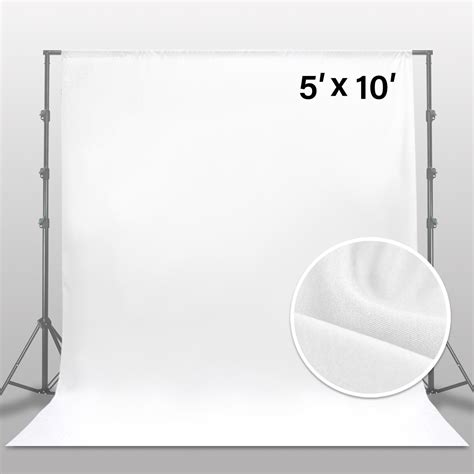 LS Photography White Screen Backdrop for Photo Video Studio - 5 x India ...