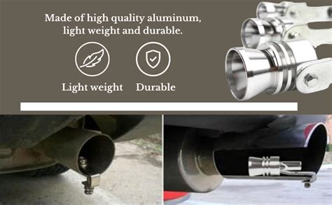 Guance Universal Sound Simulator Car Turbo Sound Whistle Exhaust Pipe ...