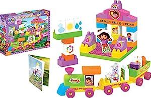 Dora Train Blocks, Multi Color (49 Pieces) : Amazon.in: Toys & Games