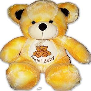 Buy Paris Gifts Cute Tummy Teddy Soft Furr cream and white Toy 24 inch ...