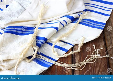 Prayer Shawl - Tallit, Jewish Religious Symbol Stock Photo - Image of ...