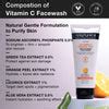 Vitamin C Green Tea Brightening Face Wash 100ml - Tube – Soulflower.in