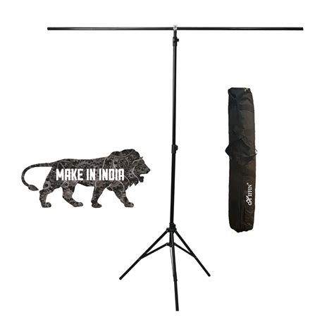 HIFFIN T-Shape 9x6 Ft Backdrop Stand, Adjustable 6ft Wide, 9ft Tall ...