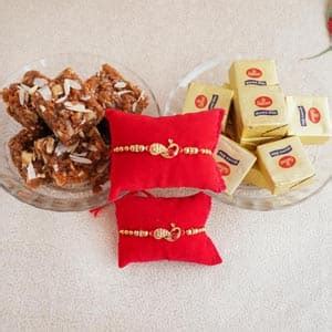 Order Rakhi with Sweets Online in India - Rakhibazaar