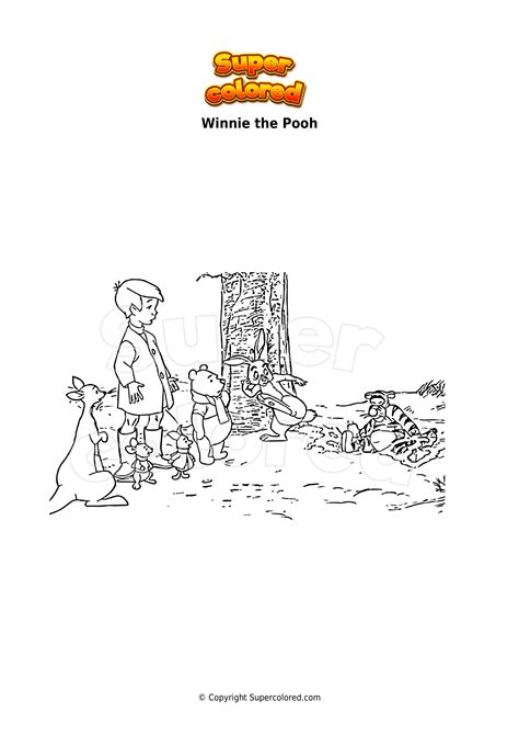 Winnie The Pooh Characters Colouring at tarandresblog Blog