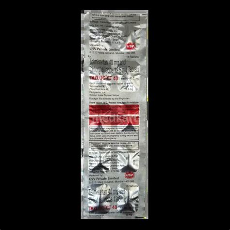 TAZLOC CT 40MG TABLET 10'S Price, Uses, Side Effects & Substitutes ...