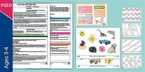 PSED My Wellbeing Box Adult Input Plan and Resource Pack