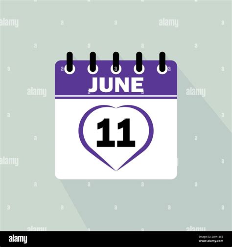 June 11th Stock Vector Images - Alamy