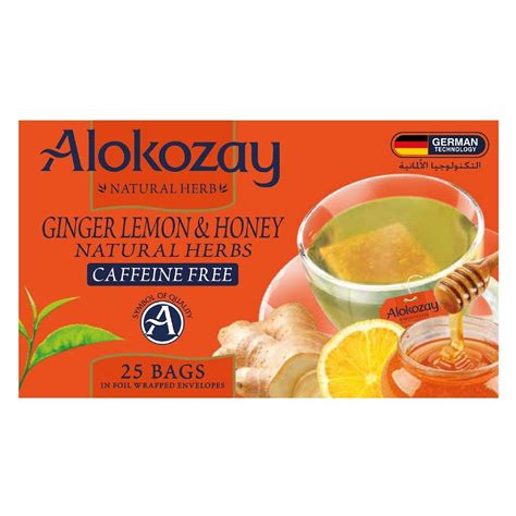Buy "Alokozay Ginger Lemon Honey Tea - 25 Tea Bags" Online at Best ...