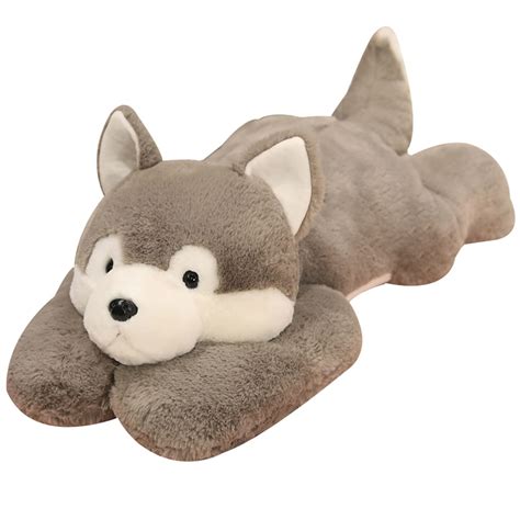 Amazon.com: Doireum Weighted Stuffed Animals, Weighted Husky Stuffed ...