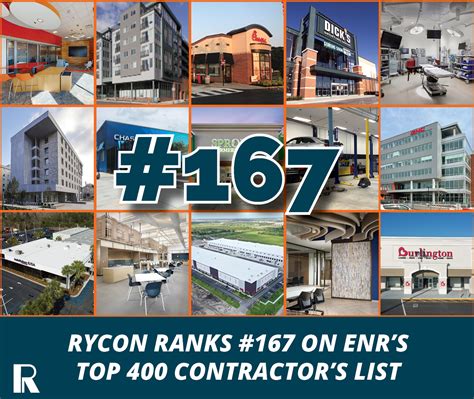 Rycon Ranked #167 on 2022 ENR Top 400 Contactors List | Rycon ...