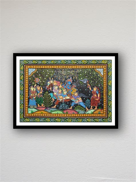 Buy Eternal Delight Colorful Kandarpa Ghoda A Majestic Pattachitra ...