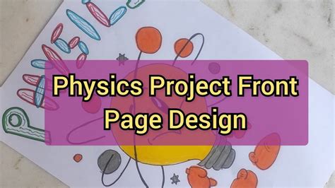 Image result for Physics Cover Page Design