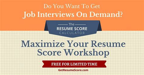 Maximize Your Resume Score Workshop - Auckland, ONLINE EVENT - Attend ...