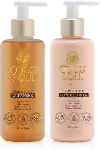 Coco Soul Hair & Scalp Cleanser & Conditioner with Coconut & Ayurveda ...