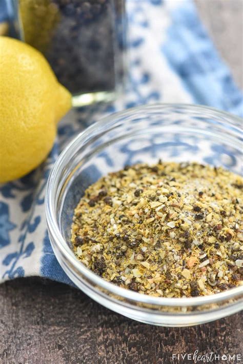 DELICIOUS Lemon Pepper Seasoning • FIVEheartHOME
