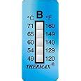 Thermax Temperature Indicating Label Strips, 8 Level, 71 Deg C to 110 ...