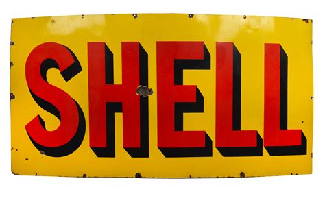 Image result for Shell Enamel Sign