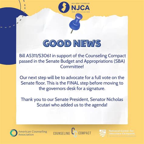NJCA New Jersey Counseling Association on LinkedIn: COUNSELING COMPACT ...