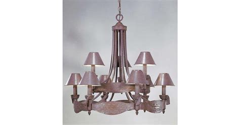 Volume Lighting 7909-66 Toltec 9 Light 2 Tier Chandelier | Build.com