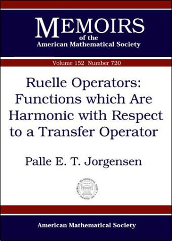 Buy Ruelle Operators: Functions Which are Harmonic with Respect to a ...